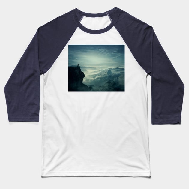 new lands discover Baseball T-Shirt by psychoshadow